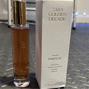 Zara Golden Decade Perfume with Gold Cap